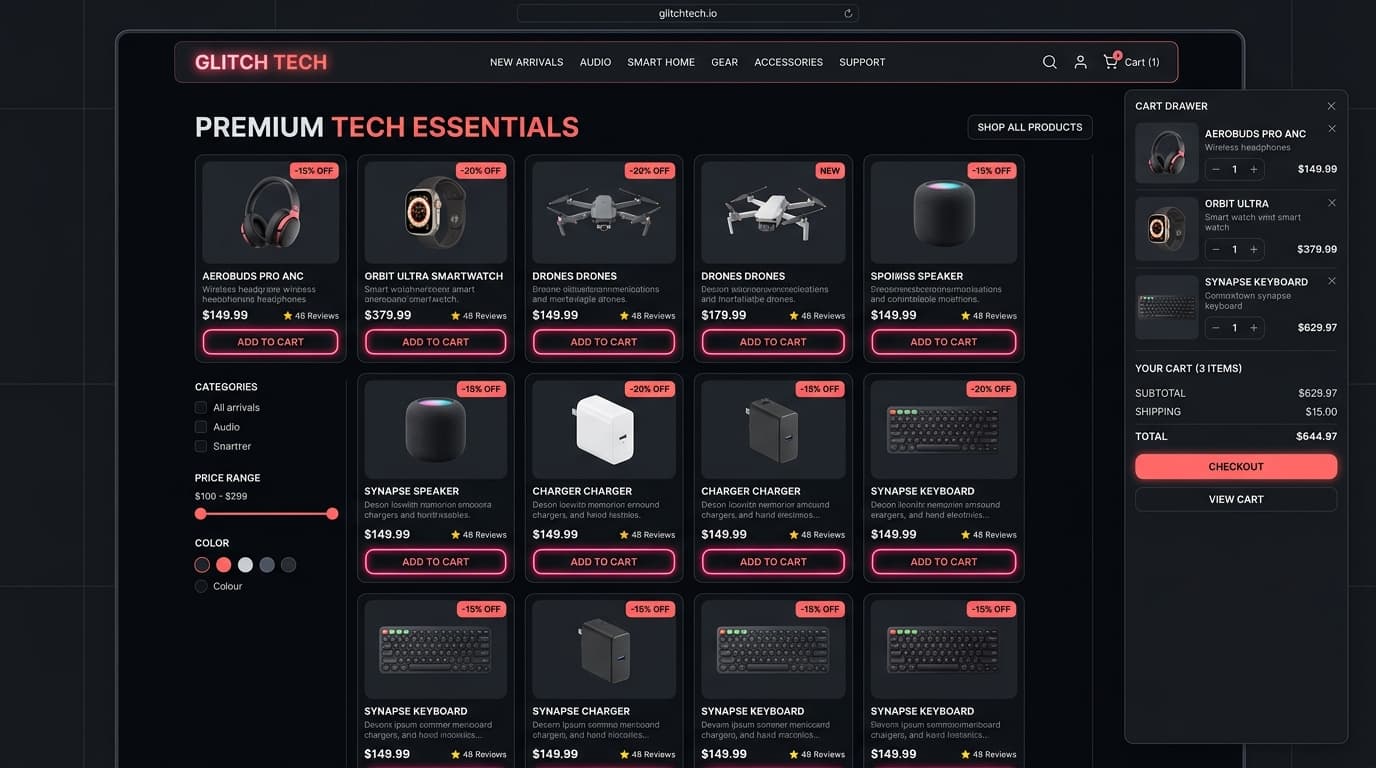E-Commerce Store Interface Preview